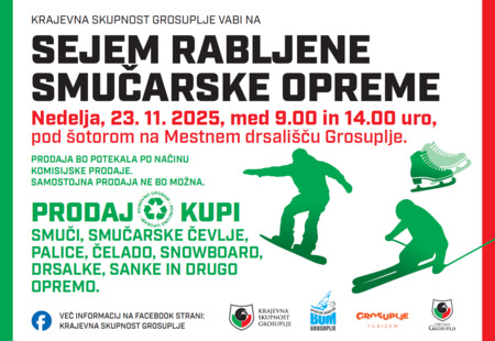 Sejem rabljene smučarske opreme