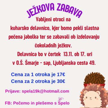 JEŽKOVA KUHARSKA DELAVNICA