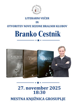 Literarni večer s patrom Brankom Cestnikom