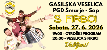 Veselica PGD Šmarje - Sap s skupino Firbci