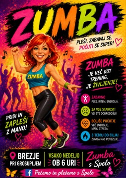 🔥 BREZPLAČNA ZUMBA - TVOJ NAJBOLJ ZABAVEN TRENING SE ZAČNE TUKAJ! 💃