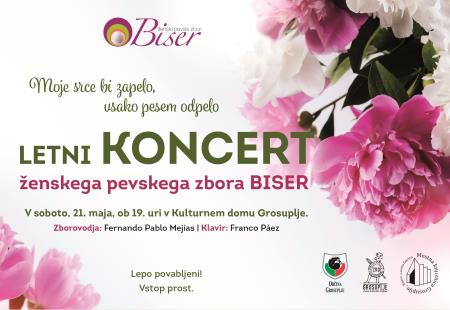 Letni koncert ženskega pevskega zbora BISER