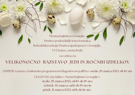 Velikonočna razstava jedil in ročnih izdelkov