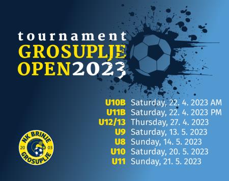 Nogometni turnir Grosuplje open 2023