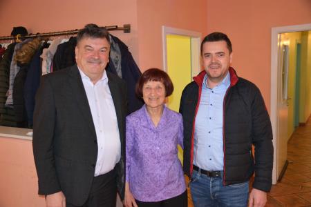 Obiskala sta nas tudi župan občine, dr. Peter Verlič in predsednik krajevne skupnosti, Darko Bregar