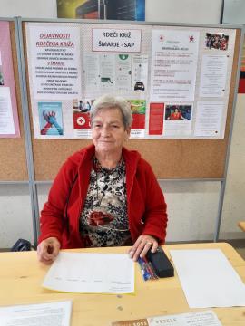 Sonja Boh - predsednica RK Šmarje na Društvovanju