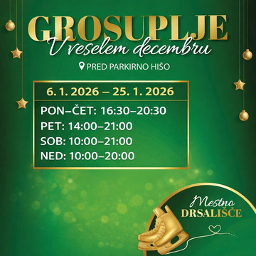 OBRATOVALNI ČAS DRSALIŠČA V JANUARJU